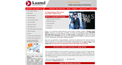 Desktop Screenshot of kaamilsms.com